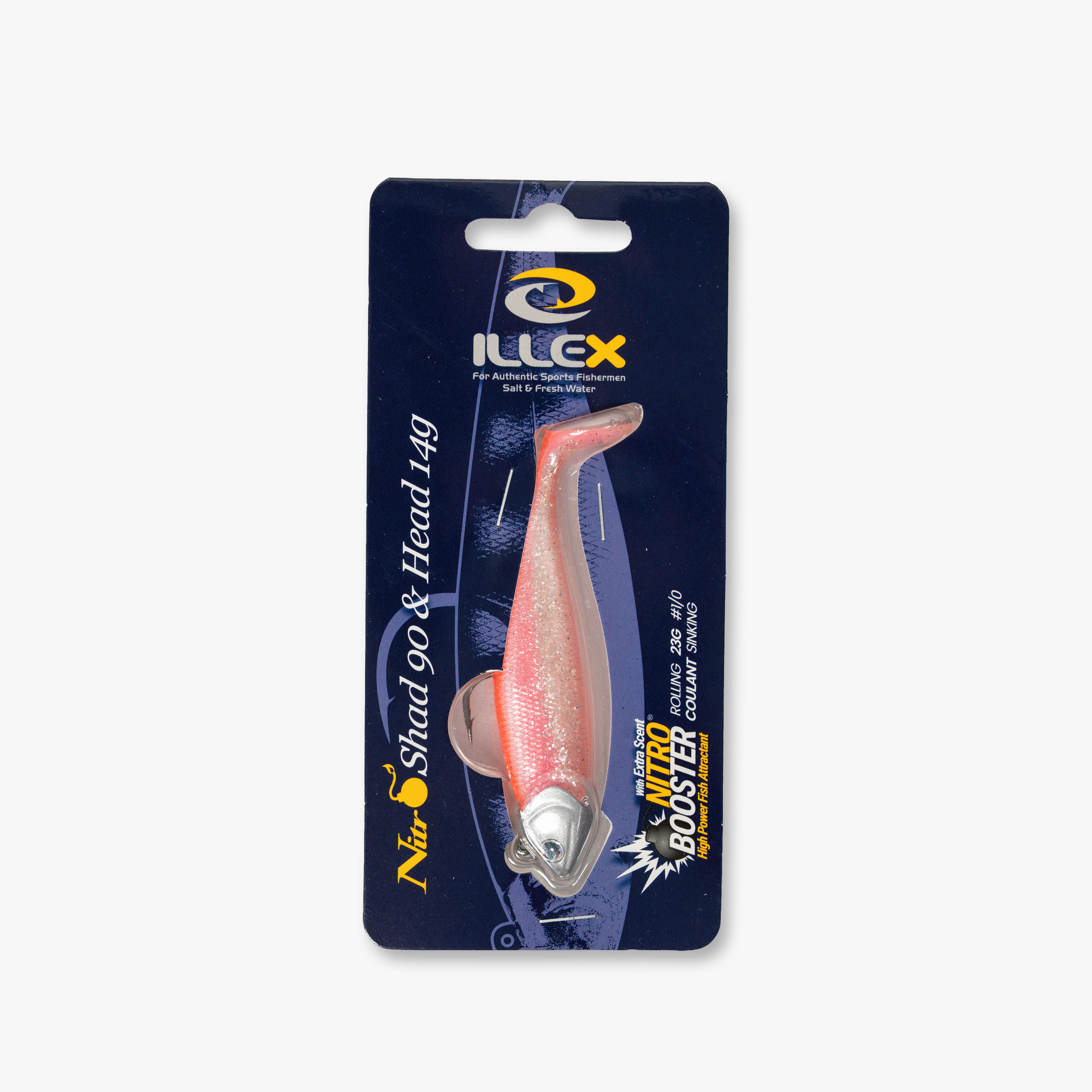 Leurre Prêt à Pêcher Kit Nitro Shad 90 14g Super Pink