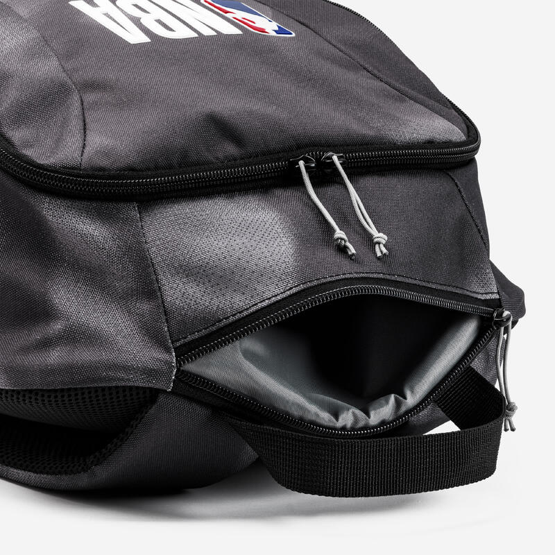 Rucsac de baschet NBA 20 litri, negru