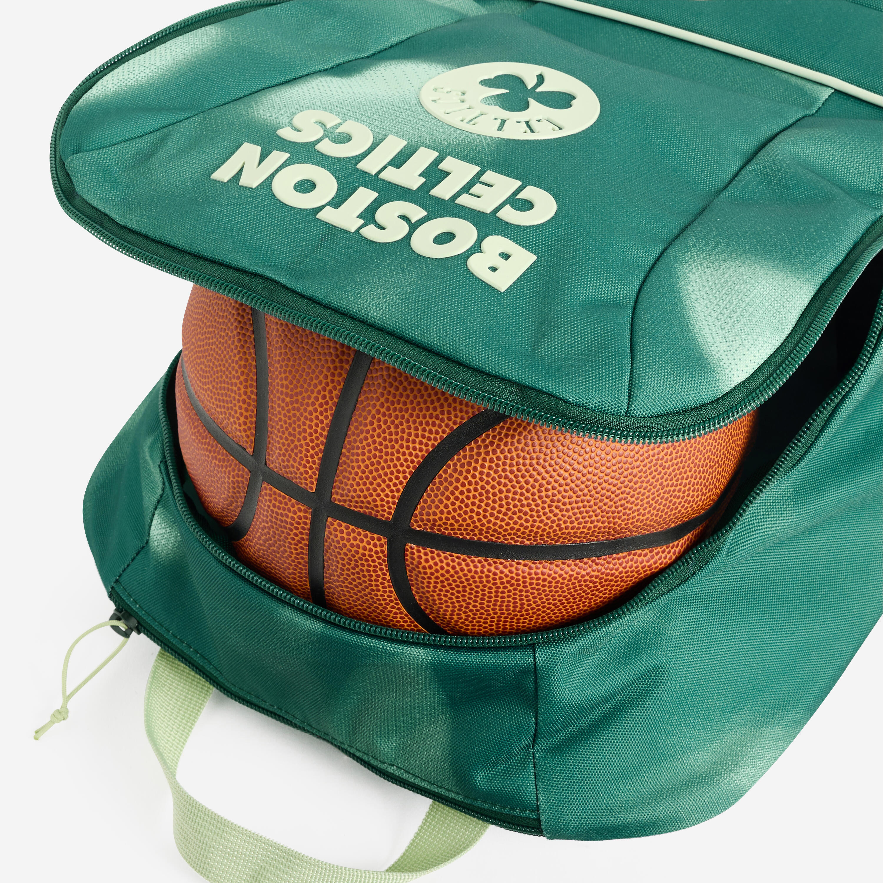Basketbalrugzak NBA Celtics 20 liter groen 3/8