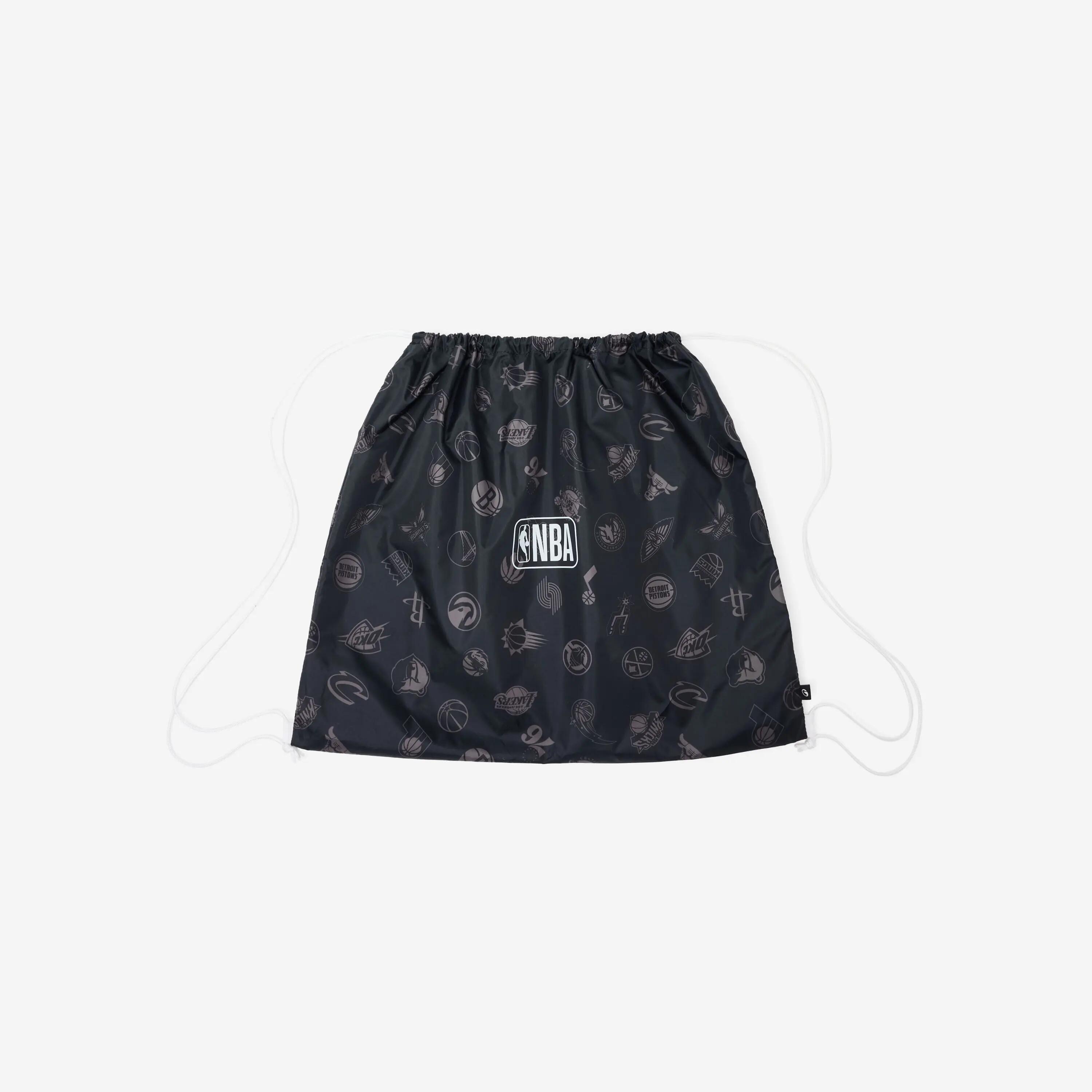 Sacca basket NBA 12 litri con cordini nero 5/5