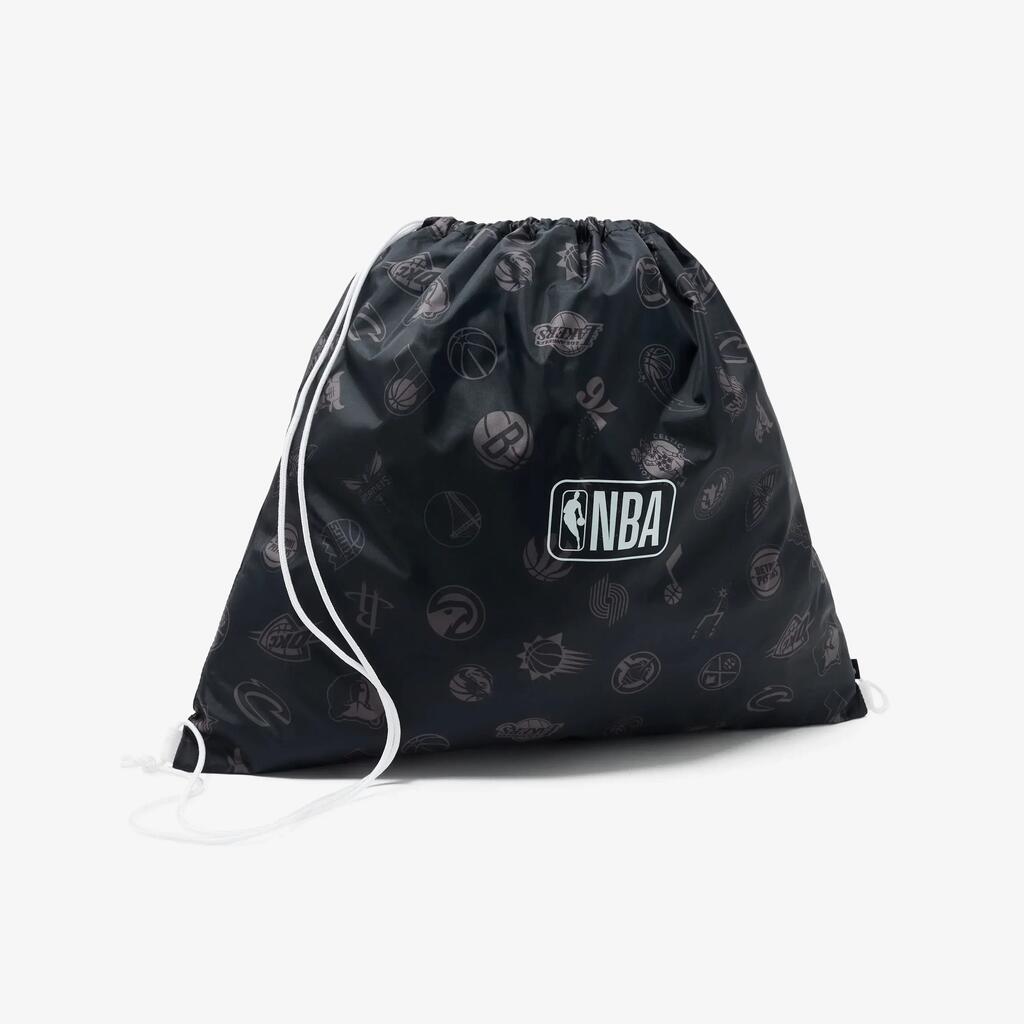 Schuhbeutel Basketball 12 L mit Kordelzug NBA - schwarz