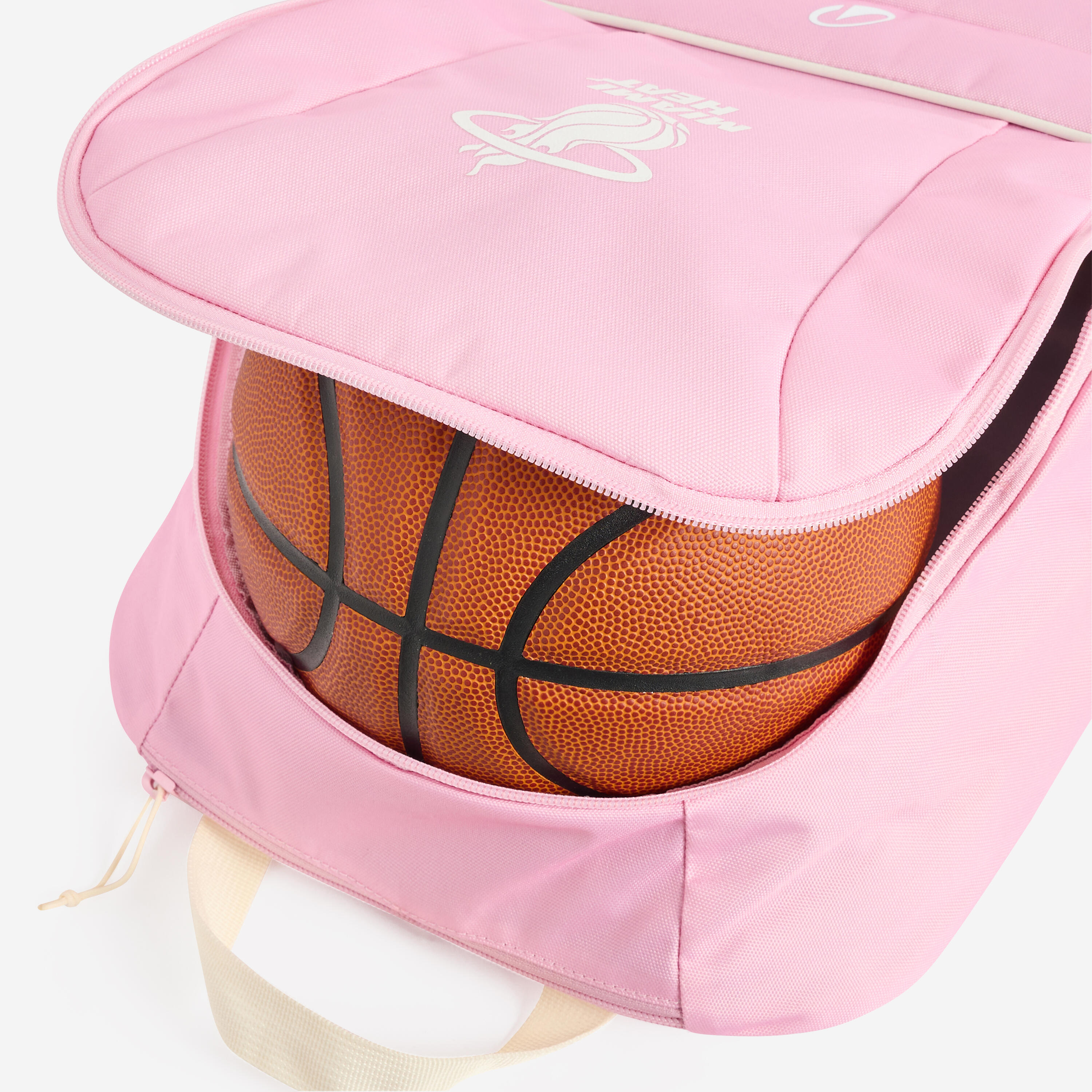 Basketbalrugzak NBA Miami Heat 20 liter roze 5/10