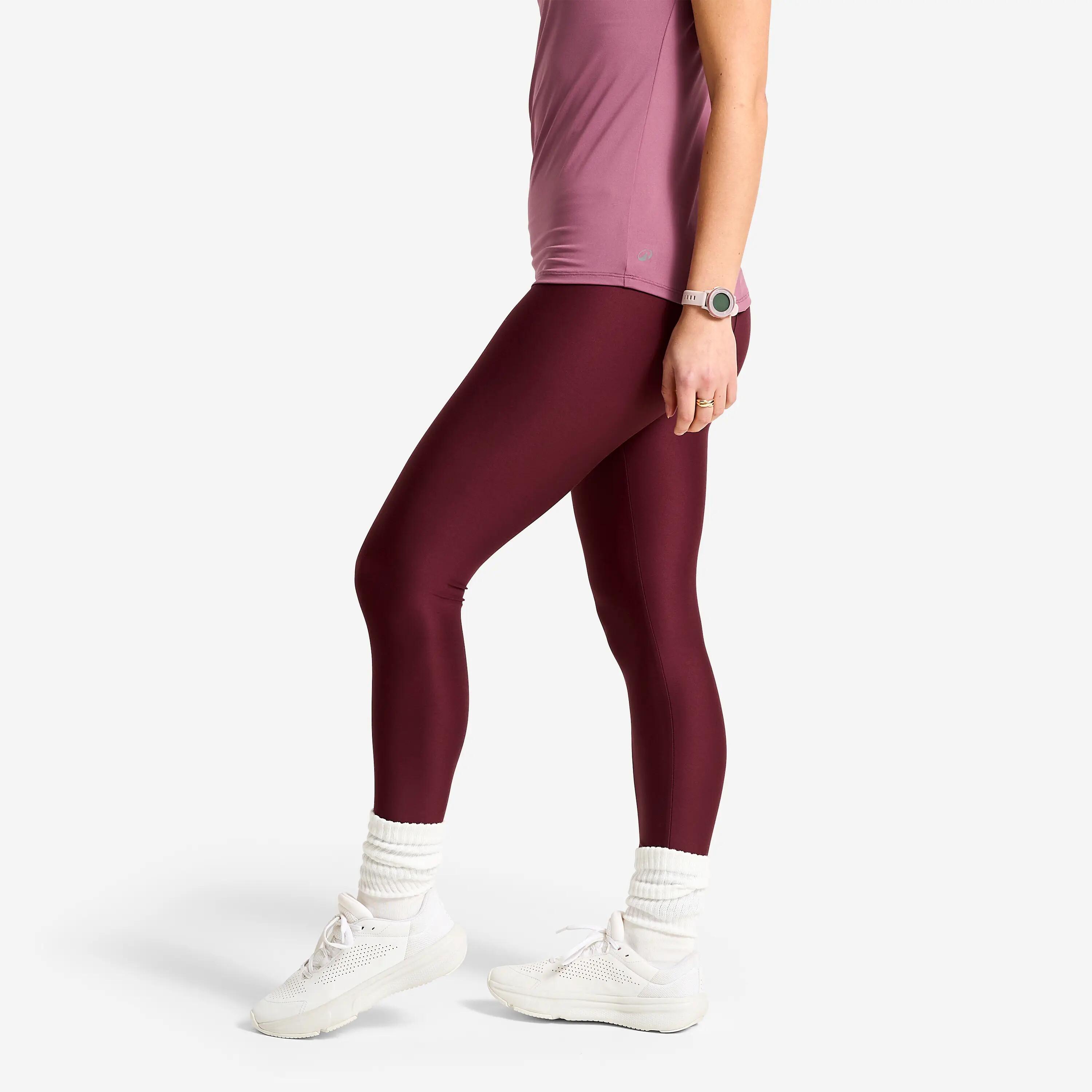Legginsy sportowe damskie Domyos wysoki stan 4/7