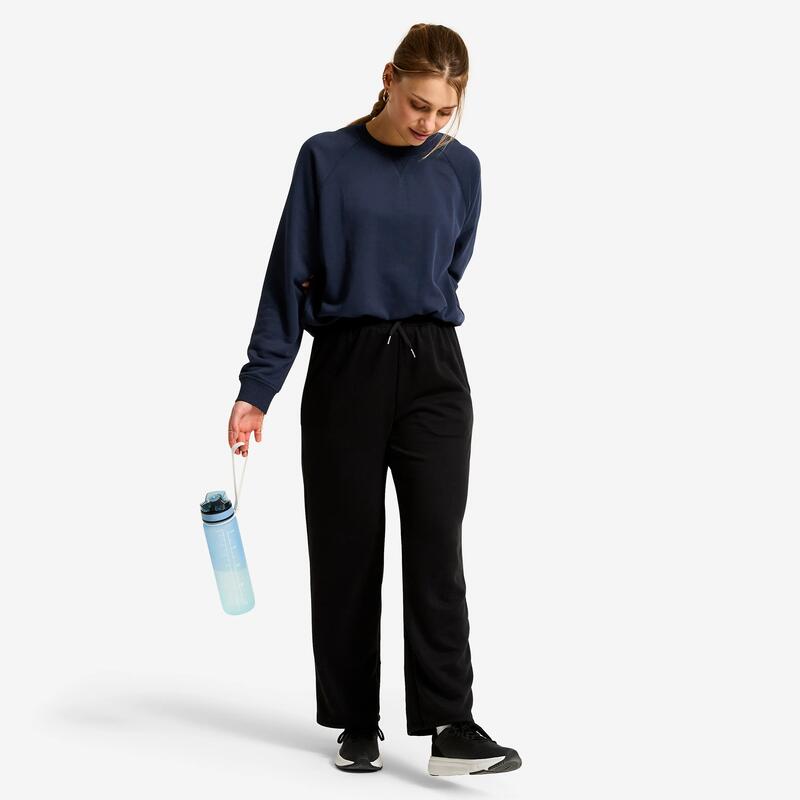 Kadın Polar Sweatshirt - Koyu Mavi