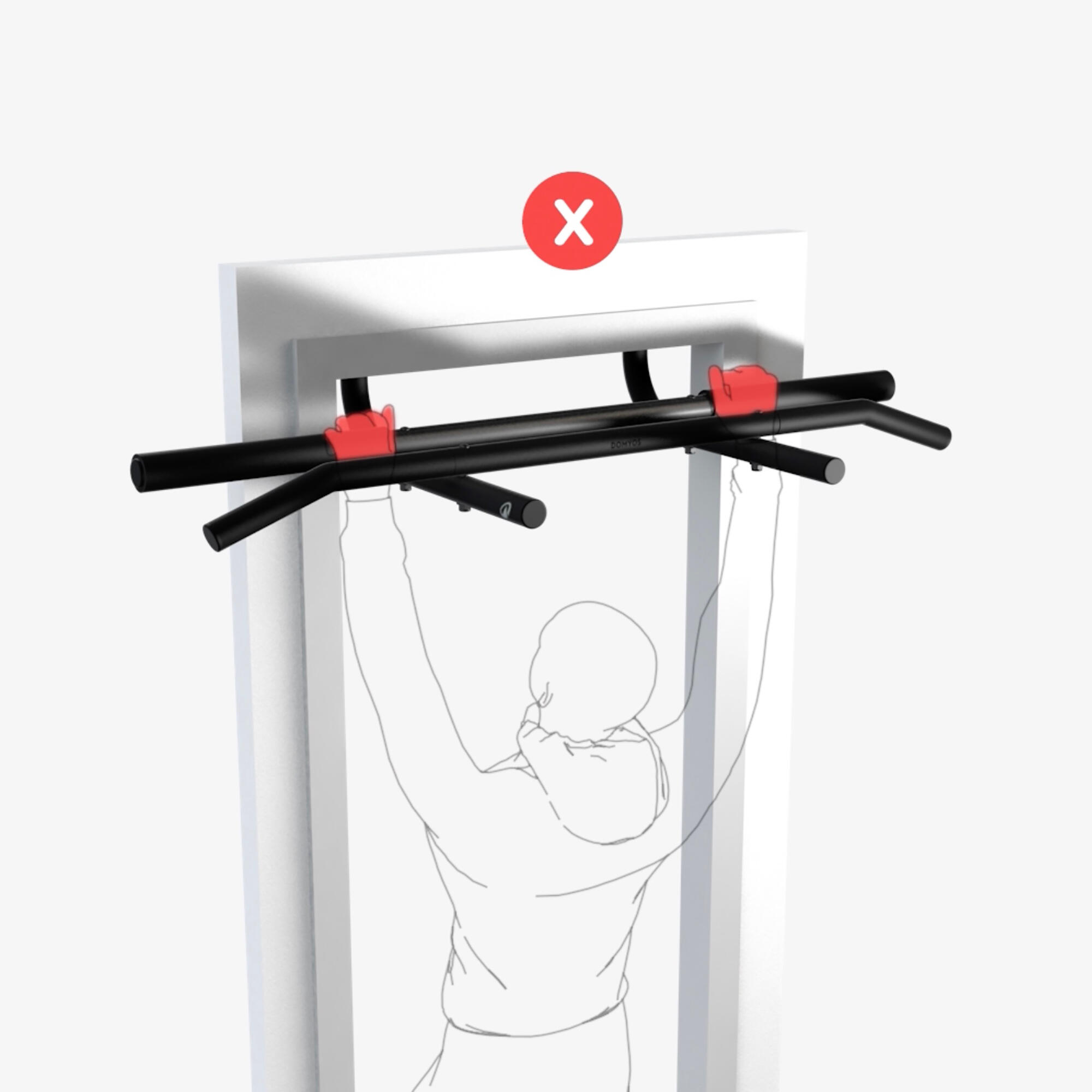 Barre de traction pour porte - DOMYOS