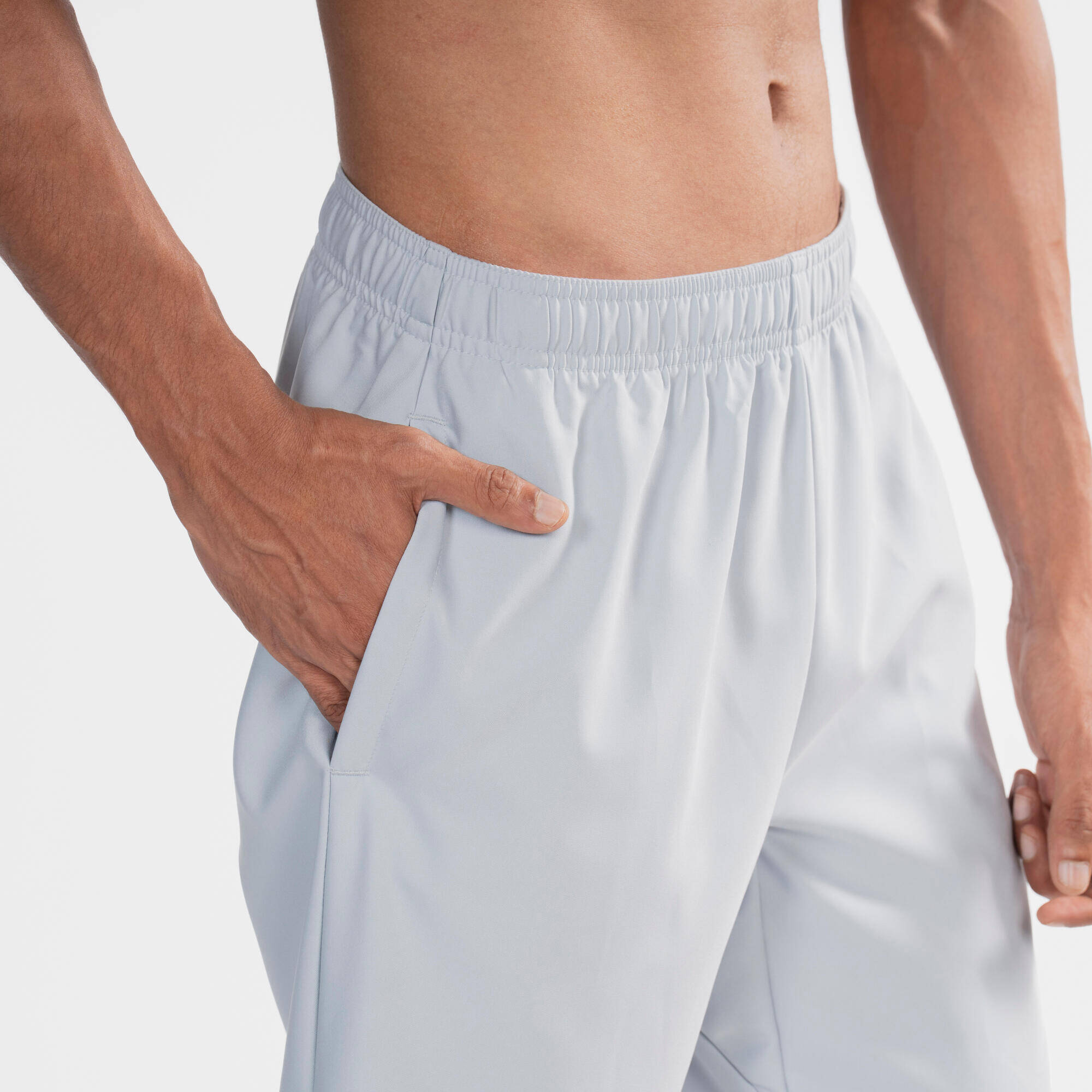 Men's Breathable And Stretchy Tracksuit Bottoms - Grey -  5