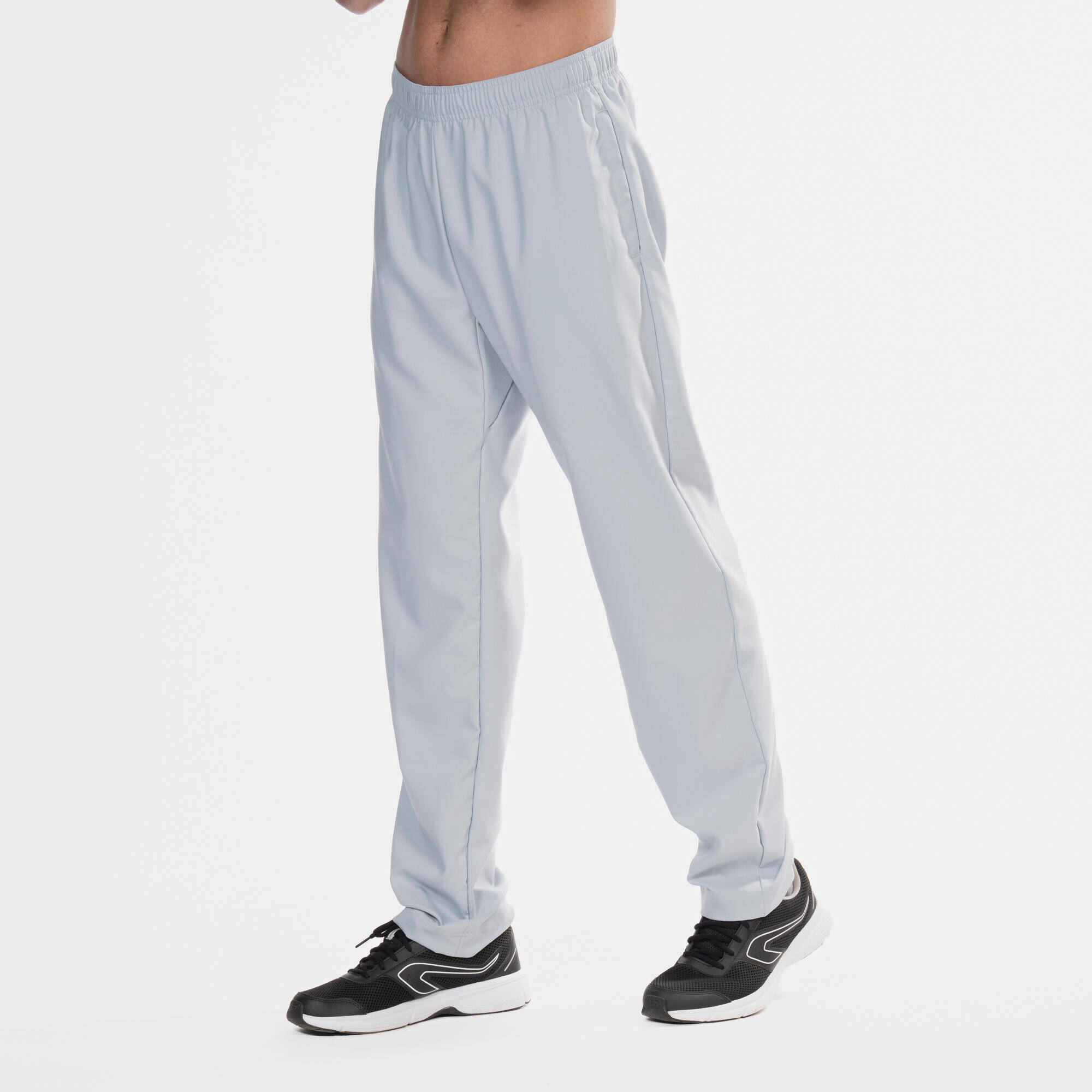 Men's Breathable And Stretchy Tracksuit Bottoms - Grey -  2