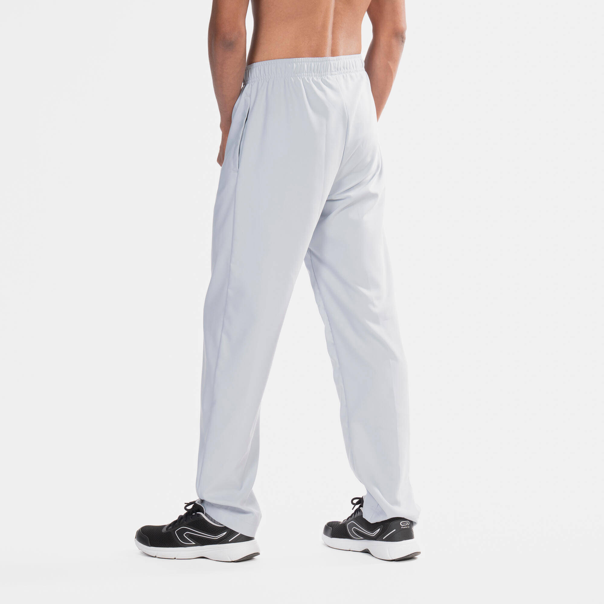 Men's Breathable And Stretchy Tracksuit Bottoms - Grey -  3