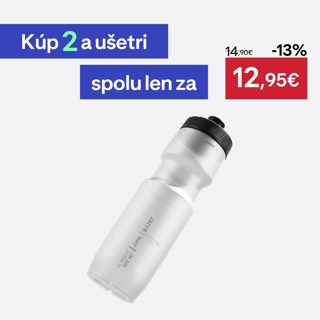 Cyklistická fľaša FastFlow L 800 ml priesvitná