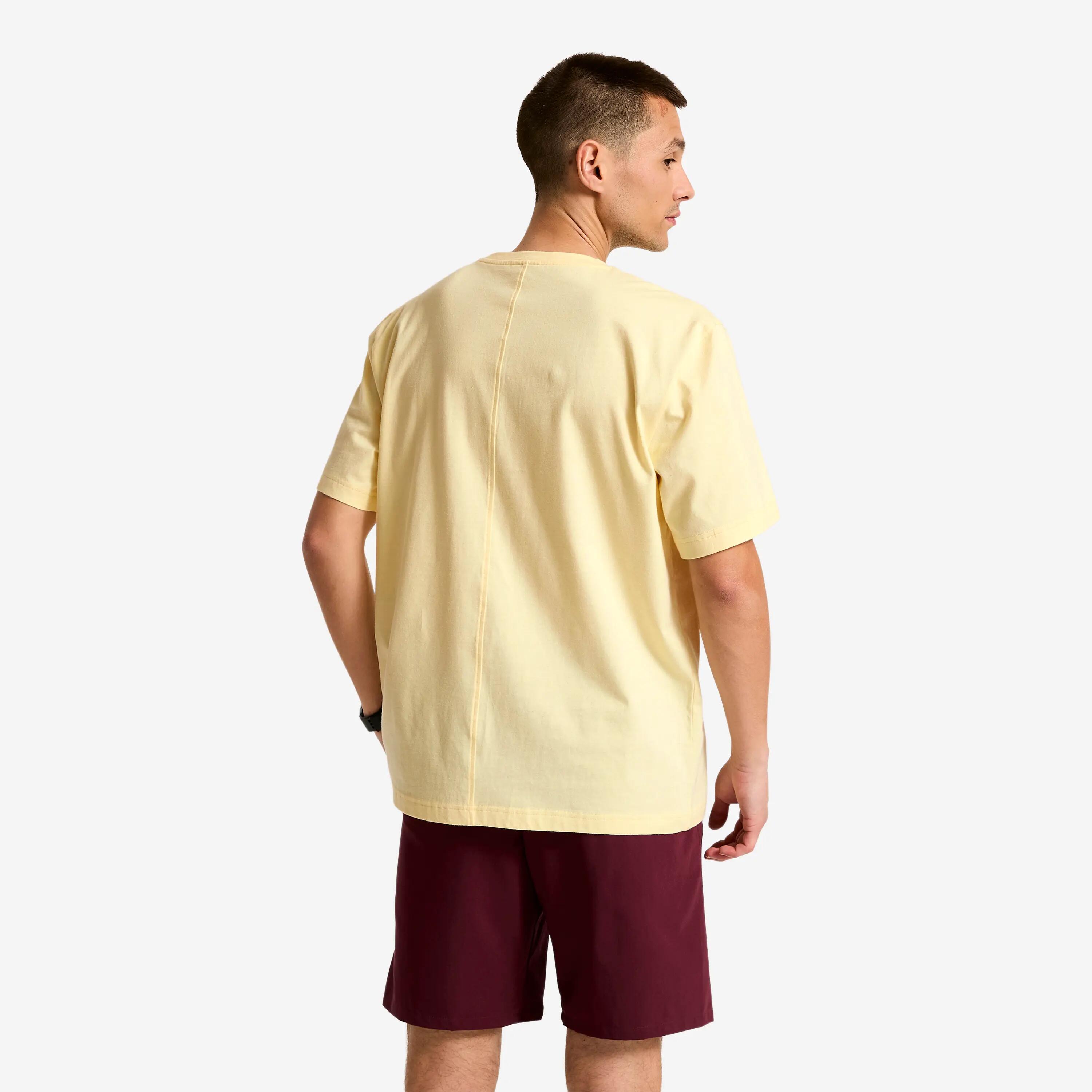 Samarreta Esportiva Home Groc Cotó Tall Regular 3/5