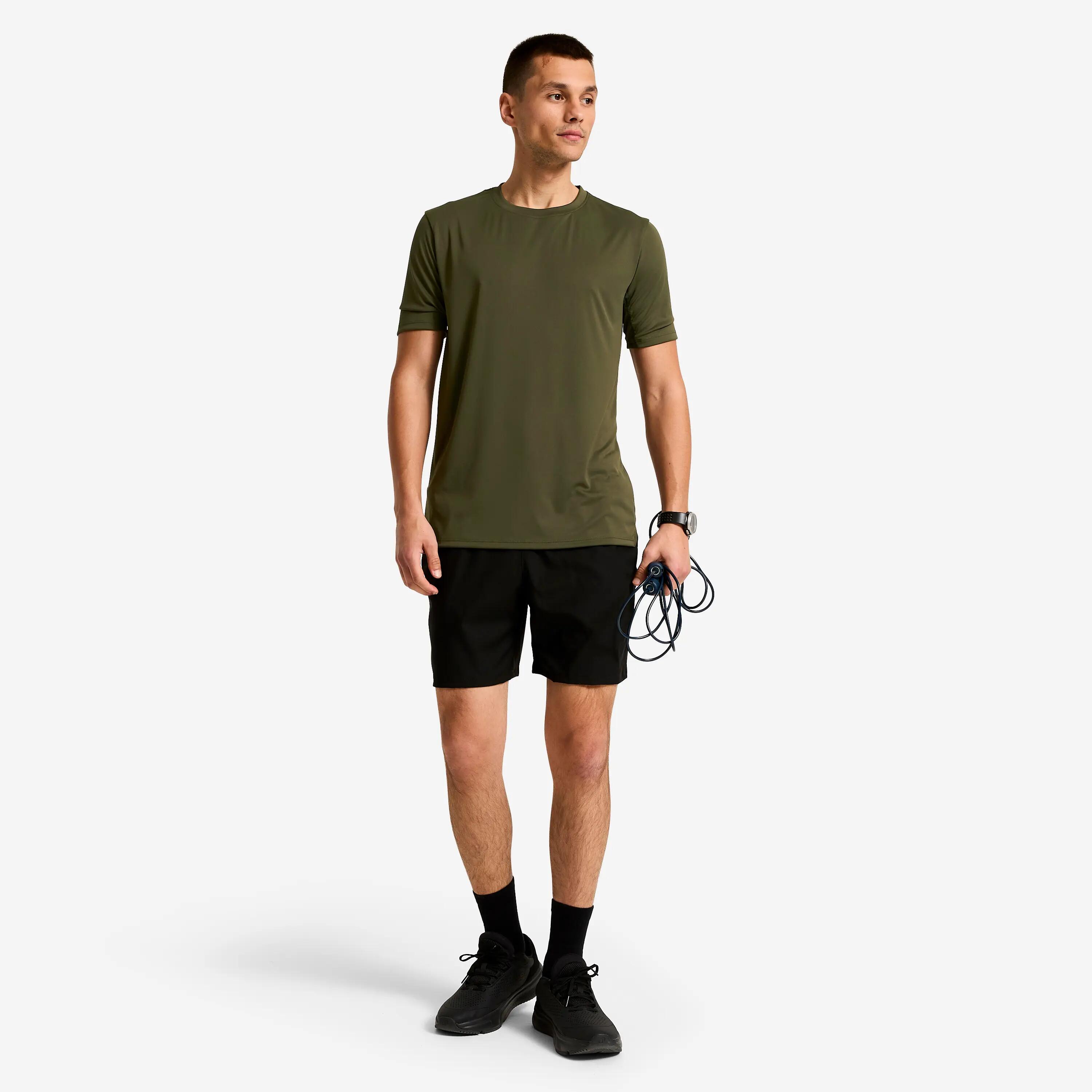 Men's Crew Neck Breathable Fitness T-Shirt 2/5