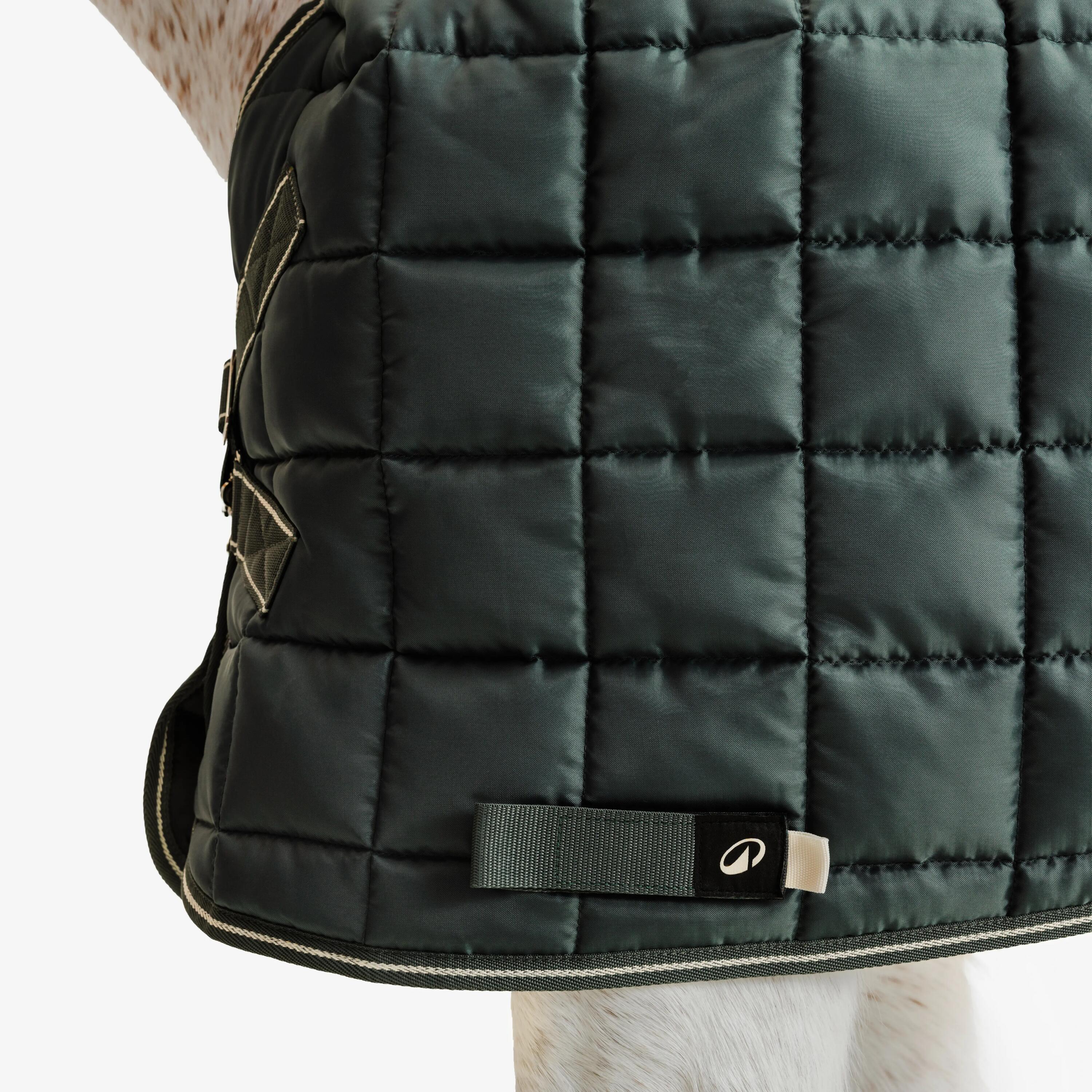 Staldeken voor paarden en pony's Combo 300 300 g 200D groen 4/10