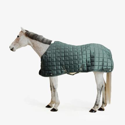 Couverture équitation écurie 300g Cheval et Poney - Combo 300 200D vert