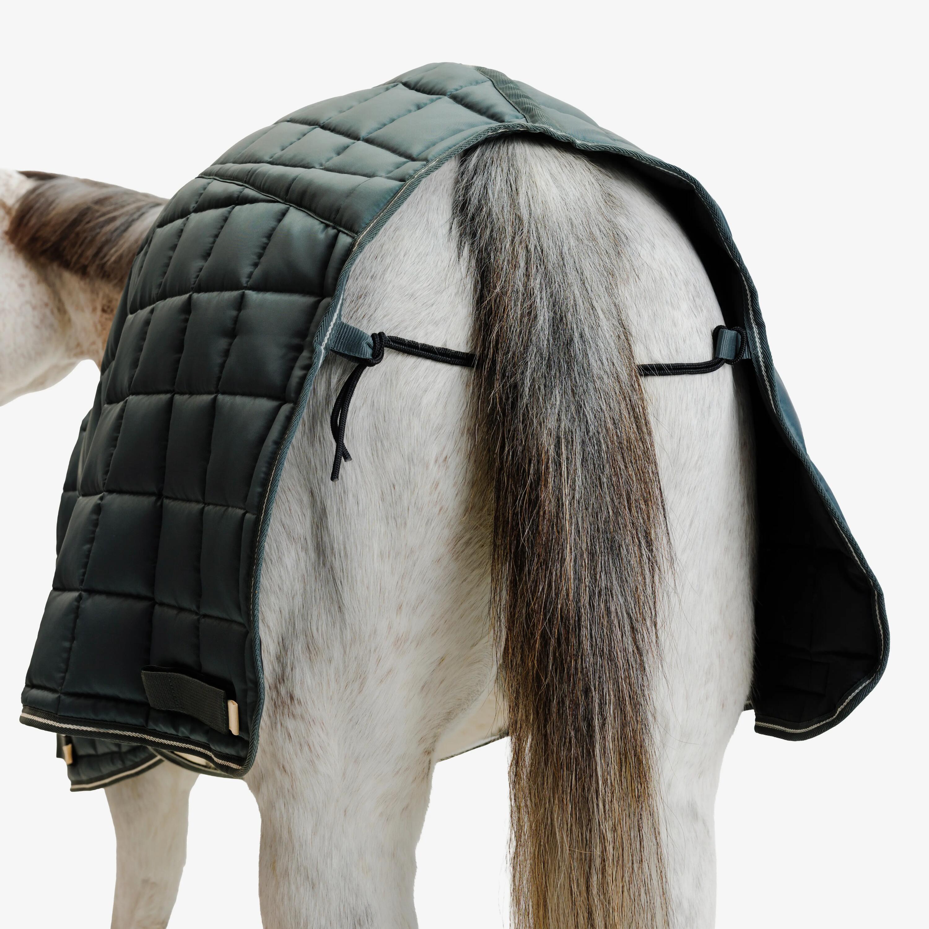 Staldeken voor paarden en pony's Combo 300 300 g 200D groen 8/10
