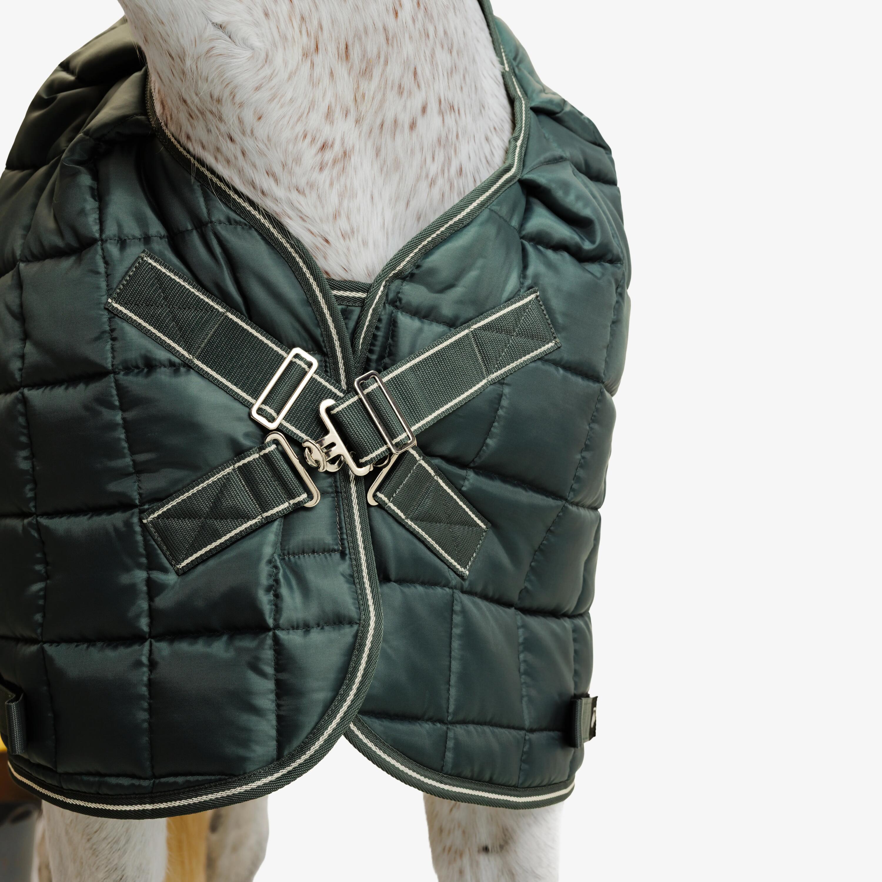 Staldeken voor paarden en pony's Combo 300 300 g 200D groen 3/10