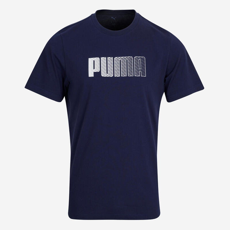 Tricou din bumbac Puma Bleumarin Bărbați