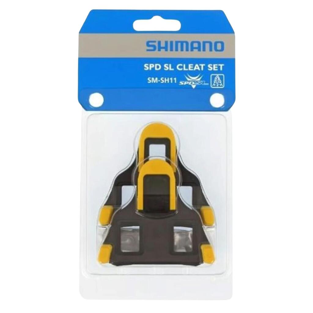 Calas de ciclismo ruta SM-SH11 SPD-SL Shimano - Amarillo