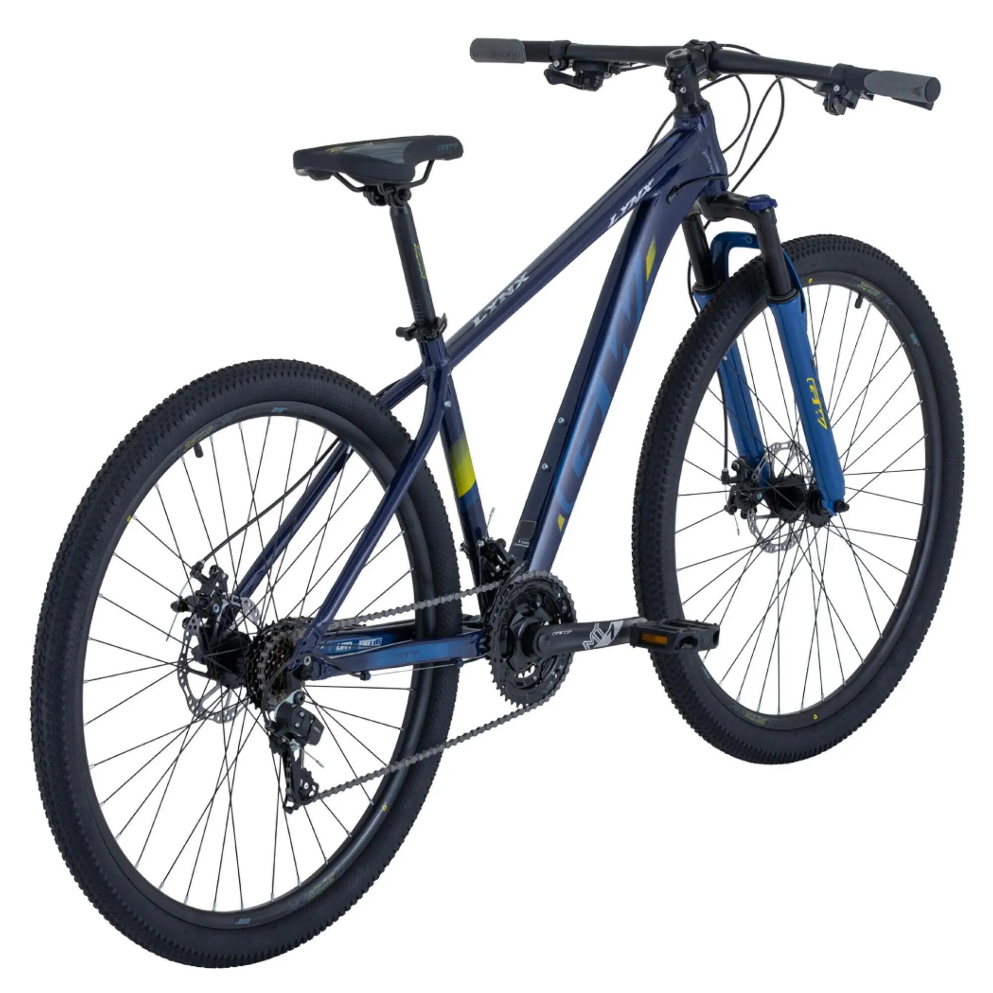 Bicicleta de MTB de aluminio  GW Lynx - Azul/Negro 4/9
