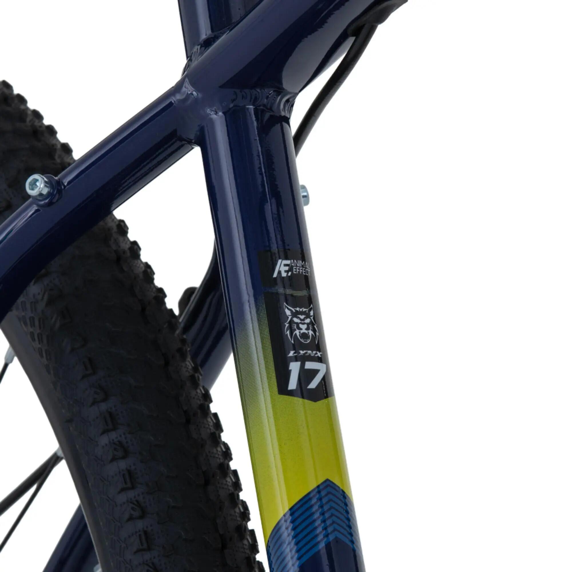 Bicicleta de MTB de aluminio  GW Lynx - Azul/Negro 7/9