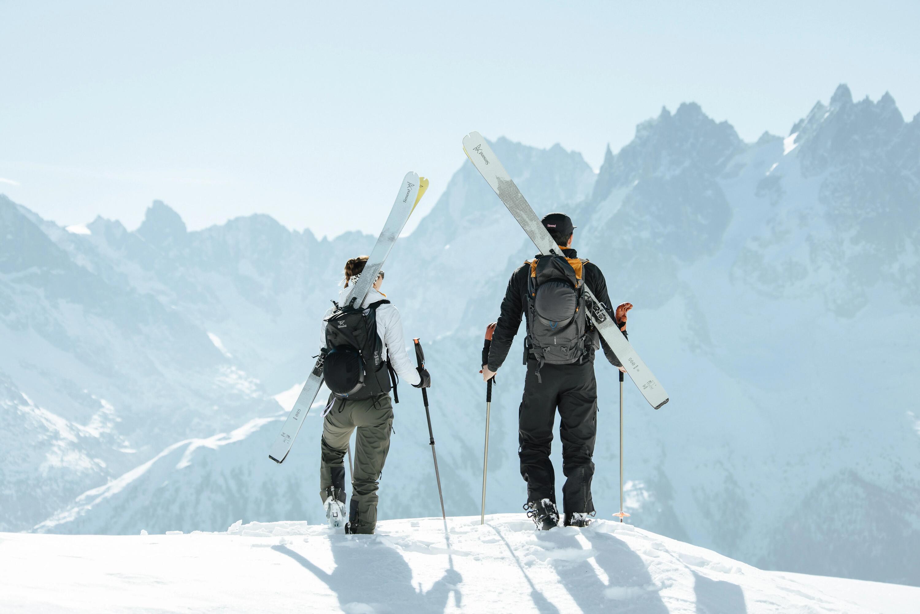 Ski de randonnée avec fixations, Wilder 85 10/10