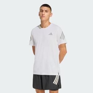 Camiseta running transpirable y ligera hombre, adidas ADI365 blanco