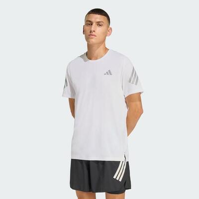 Maglia running uomo ADIDAS ADI365 bianca