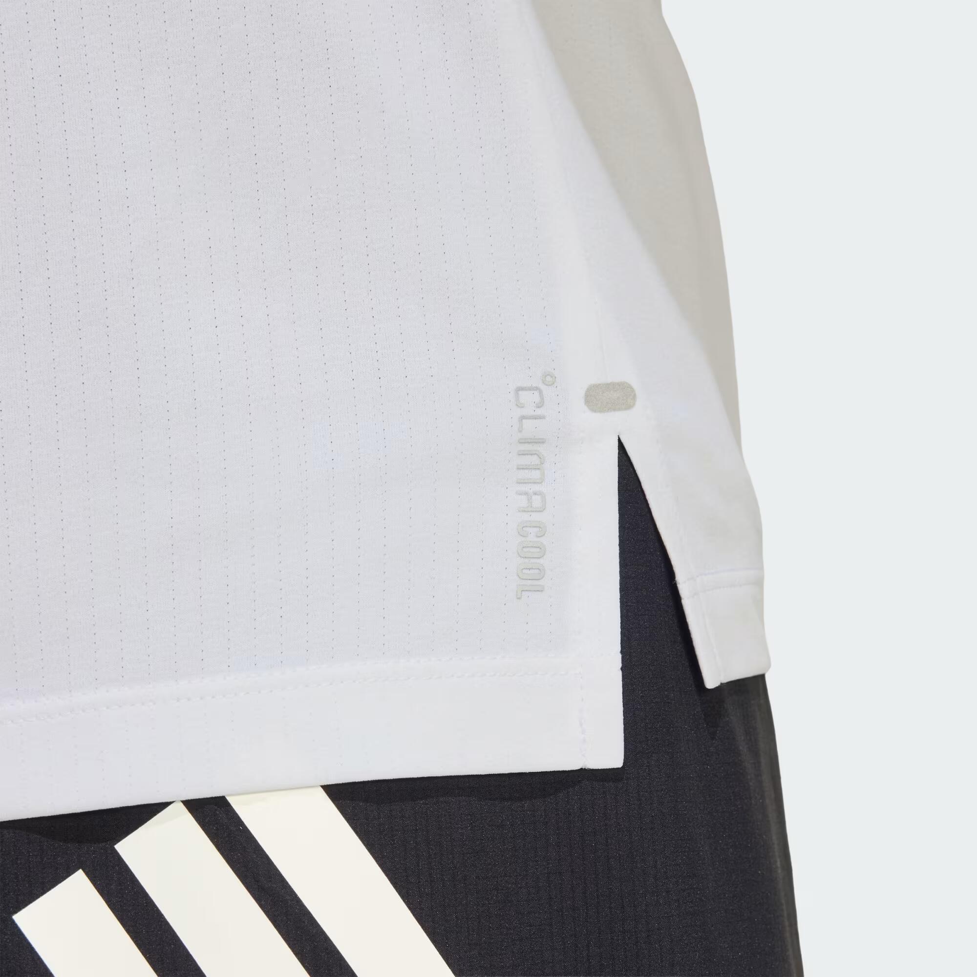 T-shirt de running respirant et léger homme, Adidas ADI365 blanc 6/6