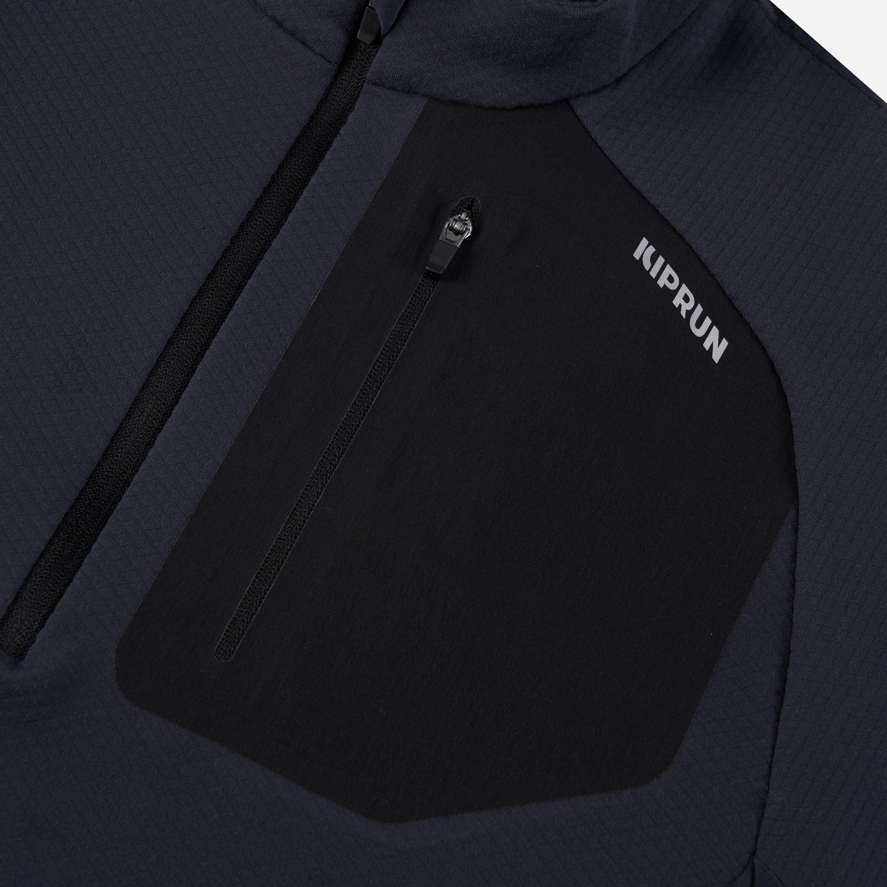Men’s Warm Long-Sleeved Half-Zip Running T-Shirt, Run 900 14/21