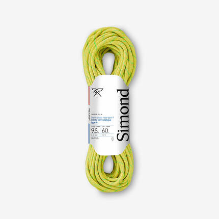 Corde semi-statique Canyoning type A CANYON 9,5 mm X 60 m