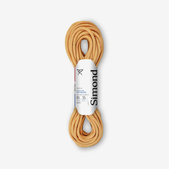 Corde d'escalade 10 mm x 35 m - klimb gym orange