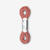 Corde d'escalade 10 mm x 25 m - klimb gym rouge