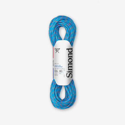 Mezza corda arrampicata e alpinismo - RAPPEL 86mm x 60m arancione