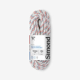 Corde semi-statique 10,5 mm X 40 m - STAT 10,5 Blanche