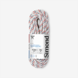 Corde semi-statique 10,5 mm X 30 m - STAT 10,5 Blanche