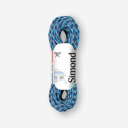 Corde d'escalade 9,5 mm x 80 m - Vertika