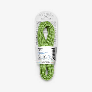 Climbing and Mountaineering Cordelette 3 mm x 10 m - Green