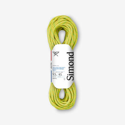 Semi-statisch touw voor canyoning type a 9,5 mm x 45 m