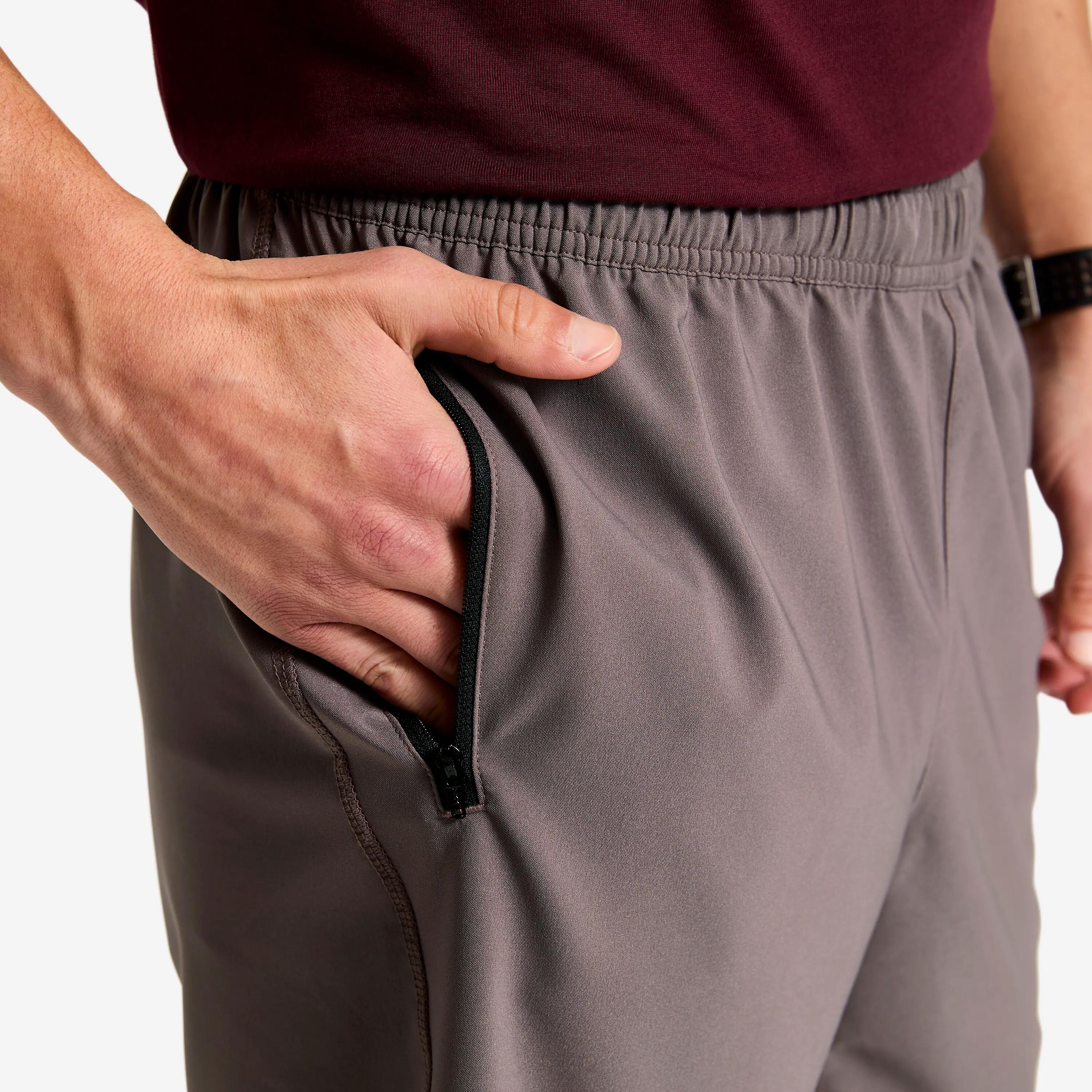 Men's Breathable Fitness Shorts with Zippered Pockets 4/6