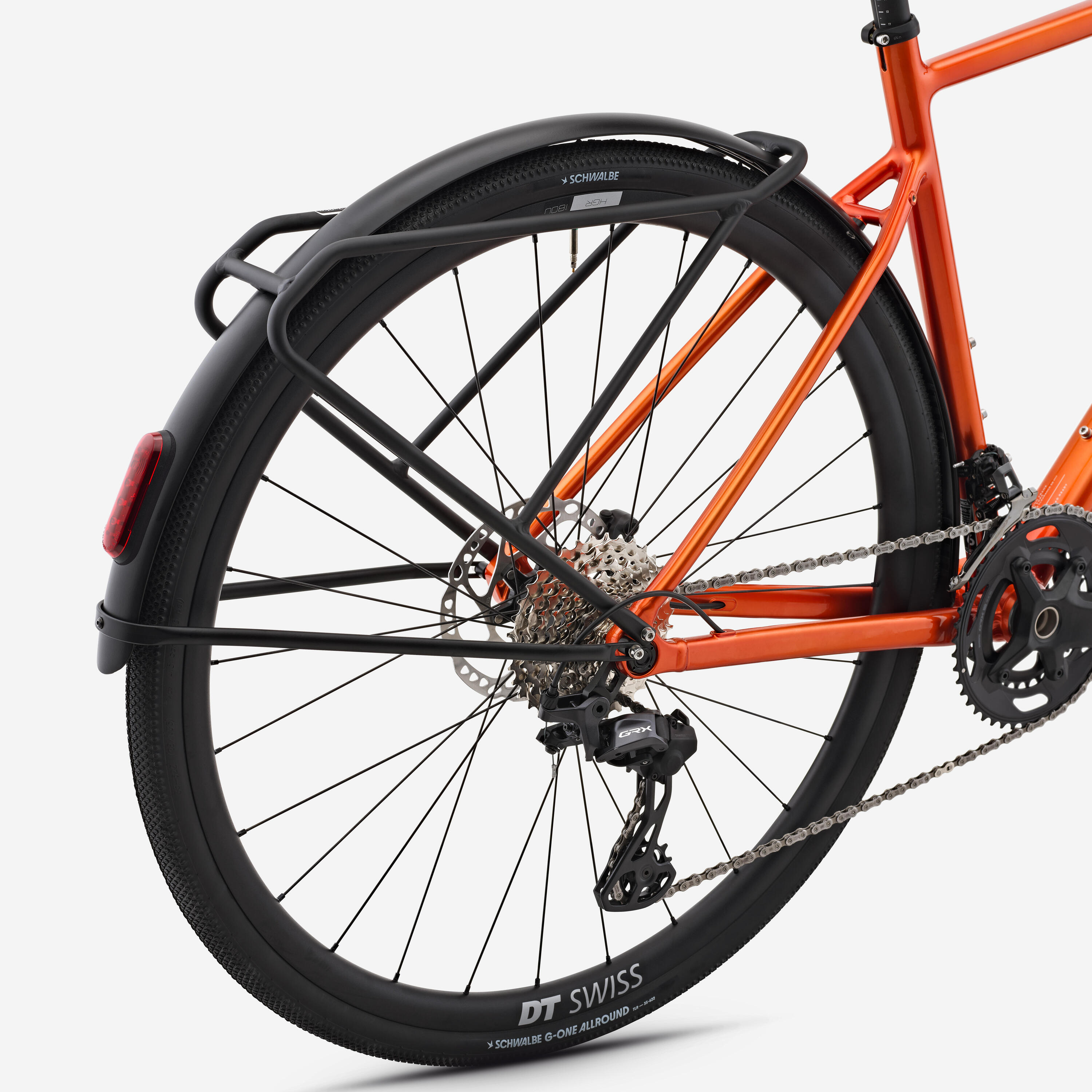 Vélo de route Shimano GRX 2x12v, EDR AF2 Randonneur orange 6/15