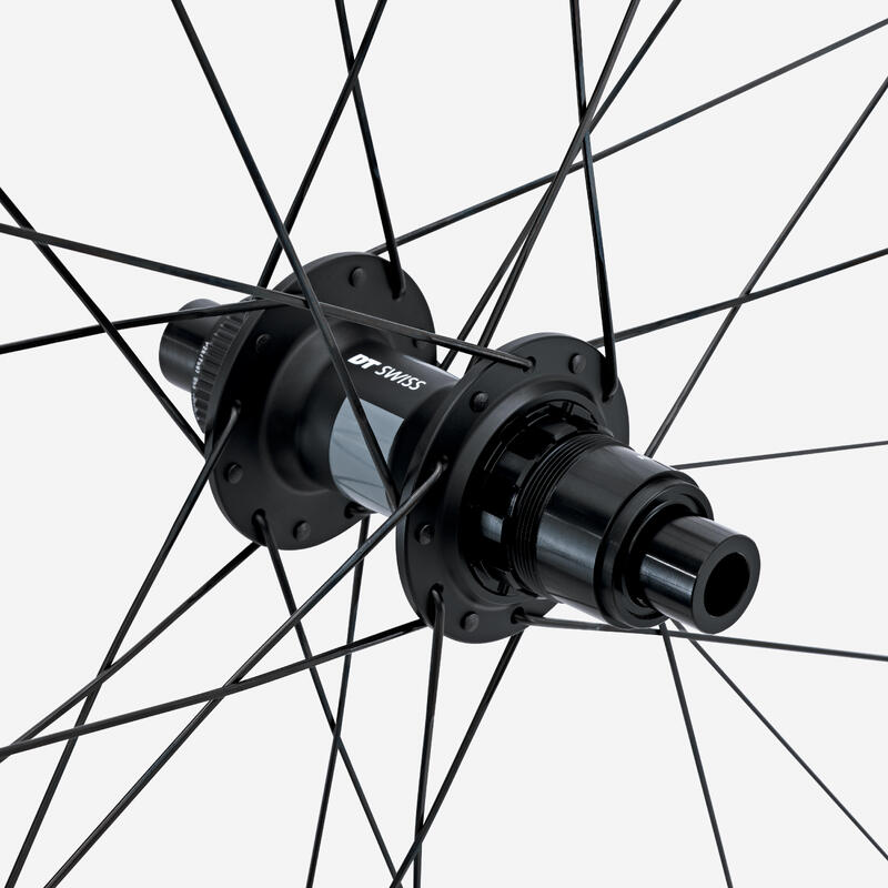 Pár karbonových kol Van Rysel VR 50 SRAM XDR pro silniční a gravel kola 