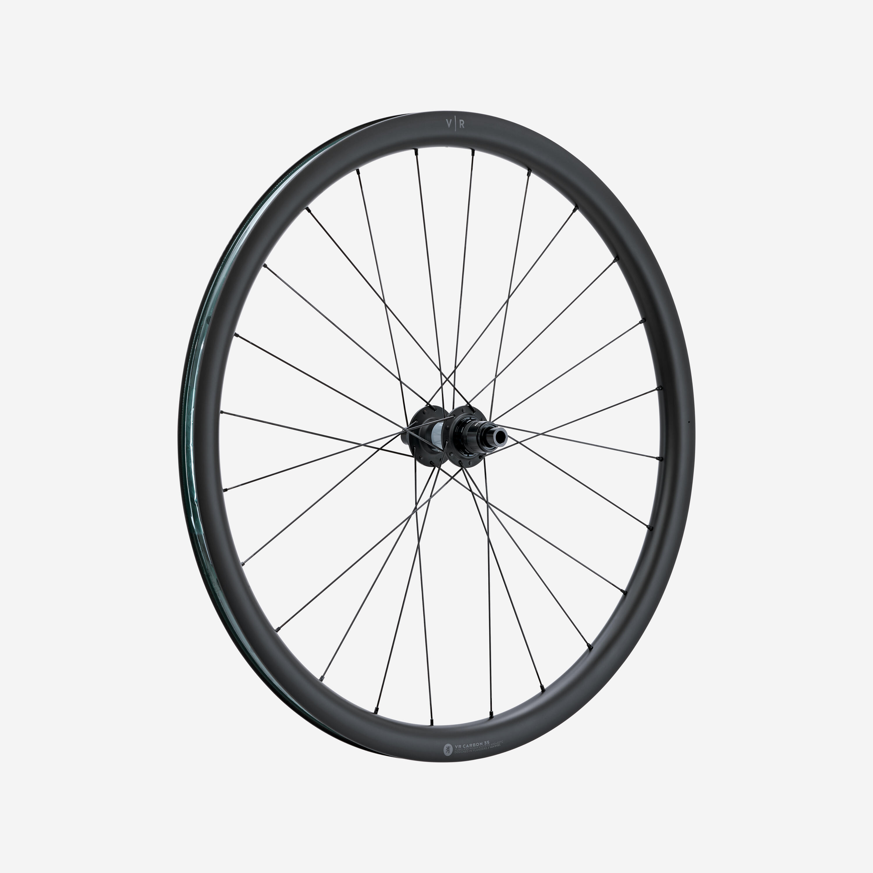 Ruedas bicicleta carbono carretera/gravel Van Rysel 35 compatible Sram XDR 3/6