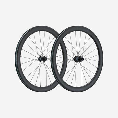 Coppia di ruote bici da corsa e gravel Van Rysel VR 50 carbonio Shimano HG