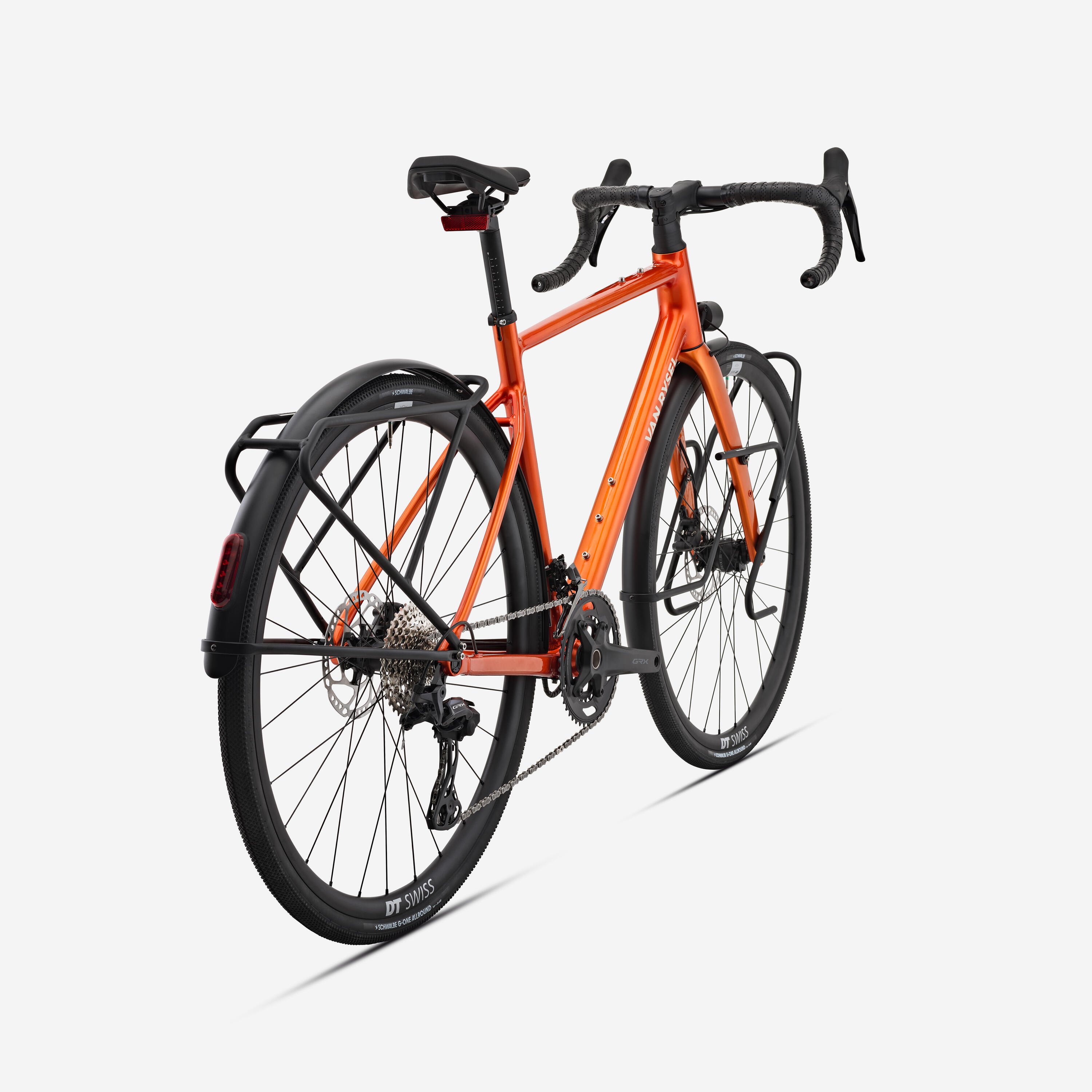 Vélo de route Shimano GRX 2x12v, EDR AF2 Randonneur orange 4/15