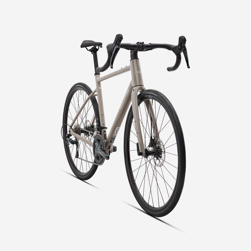 Bicicletă de șosea Shimano Tiagra 2x10v, EDR AF2 Bej