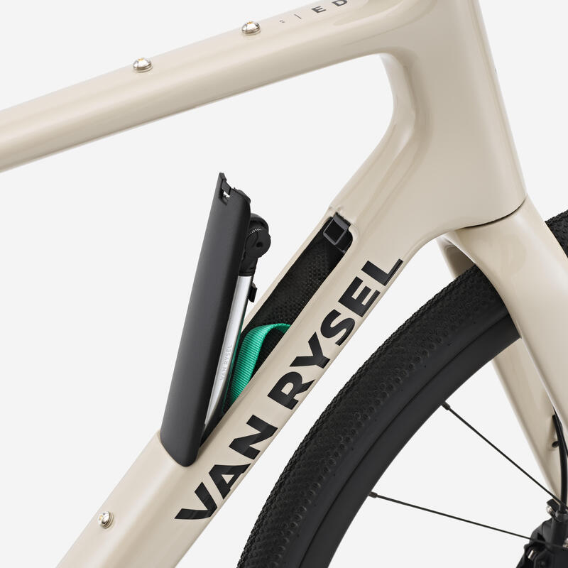 Bicicletă de șosea carbon SRAM Apex AXS 1x12v, EDR CF Bej