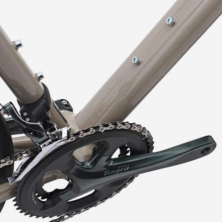 Велосипед шосейний Shimano Tiagra 2×10s EDR AF2 бежевий