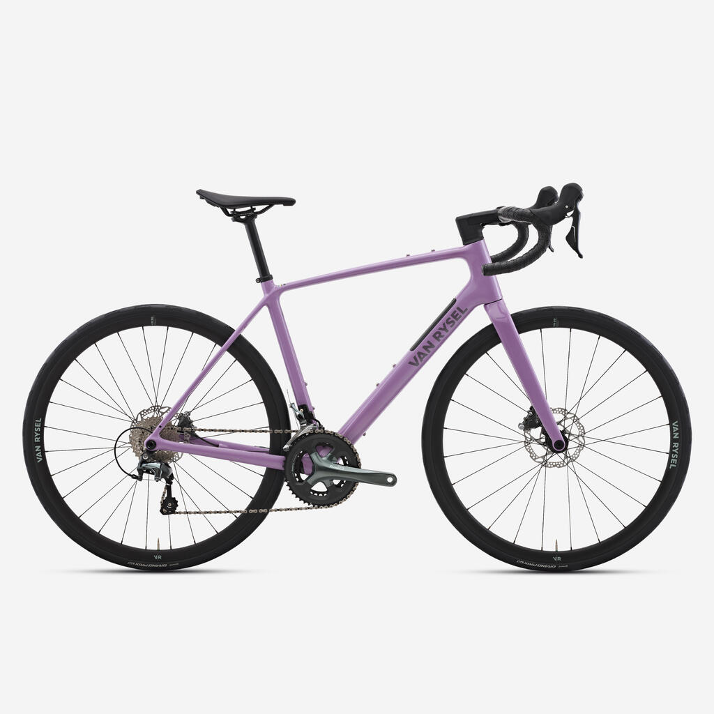 Ljubičasti ugljenični drumski bicikl Shimano Tiagra 2x10v, EDR CF