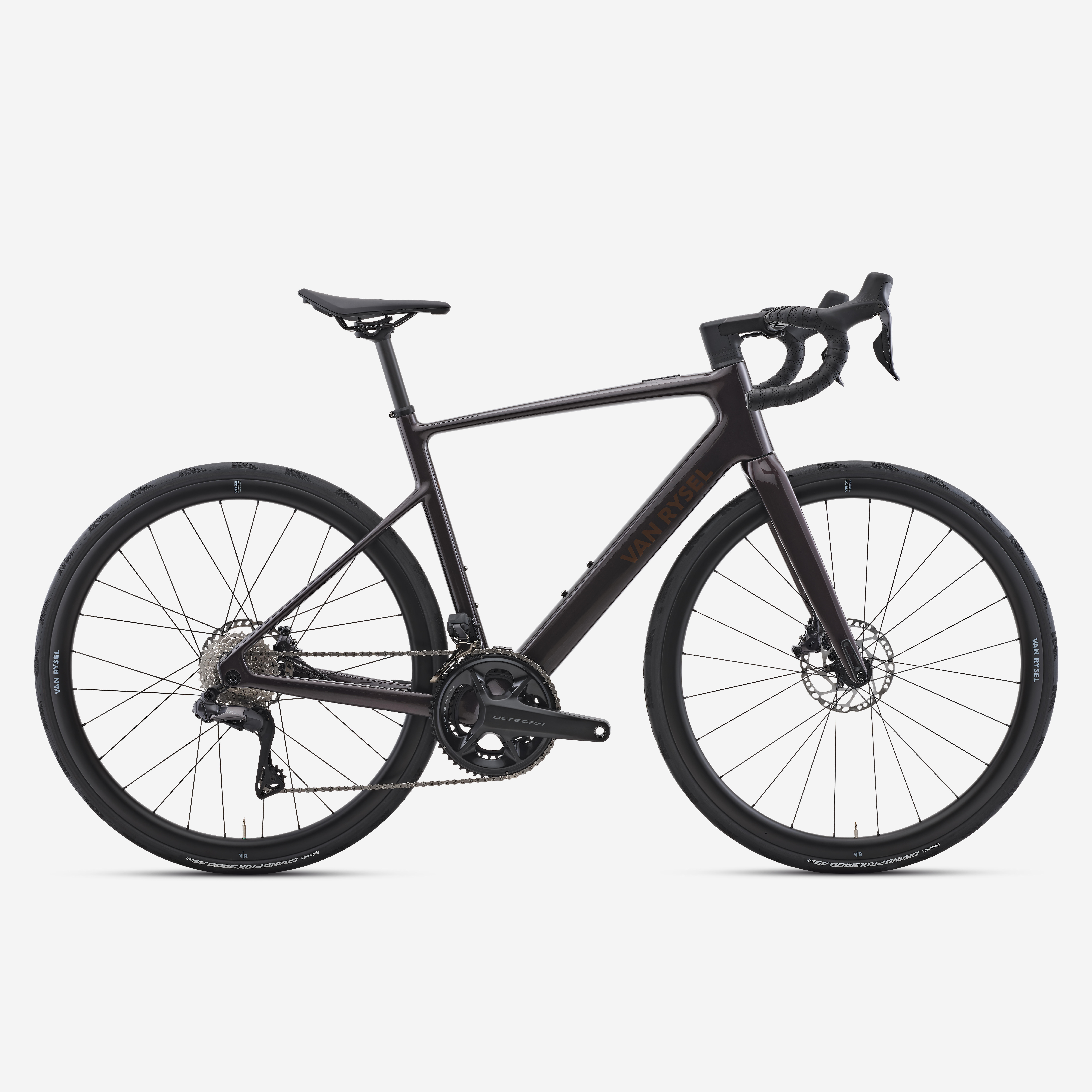 Bicicletă electrică șosea Shimano Ultegra Di2 2x12v, E-EDR CF Maro