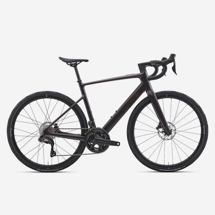 Vélo de route électrique Shimano Ultegra Di2 2x12v, E-EDR CF marron