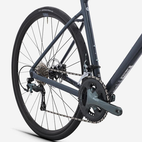 Шосейний велосипед Shimano Tiagra 2×10s EDR AF2 сірий